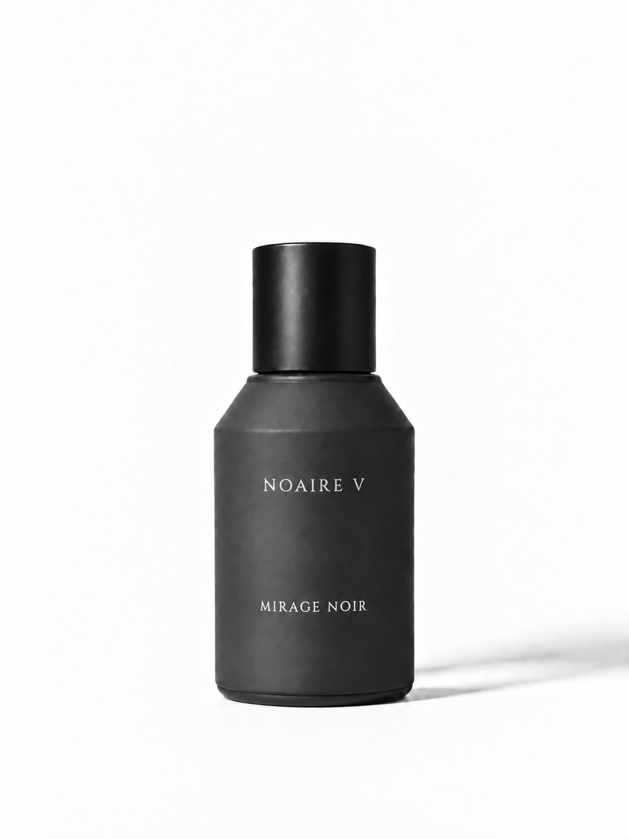 NOAIRE V Mirage Noir 50ml extrait de parfum bottle, inspired by Louis Vuitton Ombre Nomade